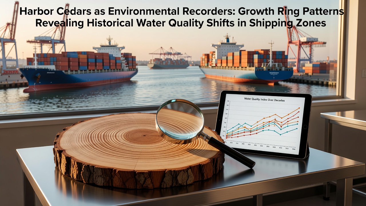 Harbor Cedars as Environmental Recorders: Growth Ring Patterns Revealing Historical Water Quality Shifts in Shipping Zones
